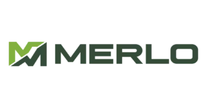 Logo de Merlo : Symbole de performance et d'innovation dans le domaine des chariots télescopiques et des équipements de manutention.